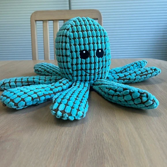 NEW bundle of 3 dog toys: octopus, rope tug, squishy nubby ball - Picture 9 of 9